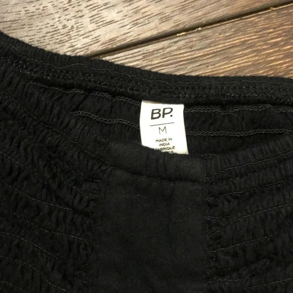 ****NWT****Nordstrom BP Black Crop Top - Picture 4 of 4
